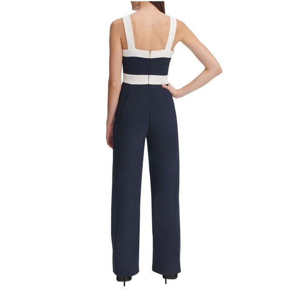 TOMMY HILFIGER Square Neck Sleeveless Jumpsuit NEW - Picture 2 of 8